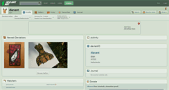 Desktop Screenshot of dianant.deviantart.com