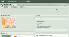 Desktop Screenshot of namixviviclub.deviantart.com
