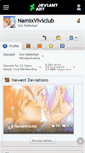 Mobile Screenshot of namixviviclub.deviantart.com