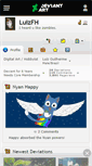 Mobile Screenshot of luizfh.deviantart.com