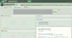 Desktop Screenshot of gas-mask-fetichism.deviantart.com
