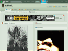 Tablet Screenshot of ai-shinsei.deviantart.com
