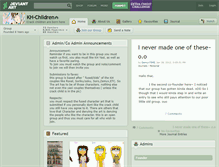 Tablet Screenshot of kh-children.deviantart.com