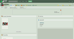 Desktop Screenshot of datribes.deviantart.com