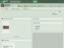 Tablet Screenshot of datribes.deviantart.com