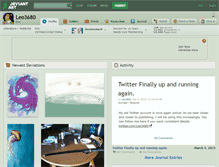 Tablet Screenshot of leo3680.deviantart.com