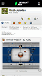 Mobile Screenshot of pixel-junkies.deviantart.com