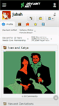 Mobile Screenshot of jubah.deviantart.com