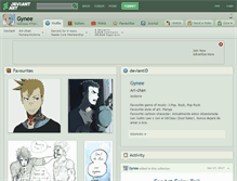 Tablet Screenshot of gynee.deviantart.com