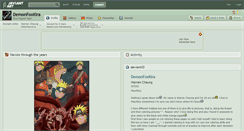 Desktop Screenshot of demonfoxkira.deviantart.com