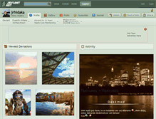 Tablet Screenshot of jrhidaka.deviantart.com
