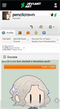 Mobile Screenshot of pencilcrown.deviantart.com