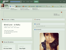 Tablet Screenshot of cirie.deviantart.com