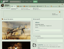 Tablet Screenshot of abiator.deviantart.com
