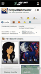 Mobile Screenshot of eclipsedarkmaster.deviantart.com