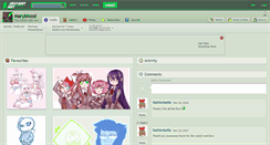 Desktop Screenshot of maryblood.deviantart.com