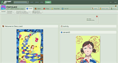 Desktop Screenshot of cherryland.deviantart.com