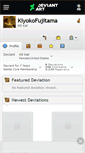 Mobile Screenshot of kiyokofujitama.deviantart.com