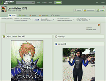 Tablet Screenshot of lavi--walker1078.deviantart.com