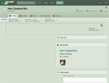 Tablet Screenshot of new-zealand-bro.deviantart.com