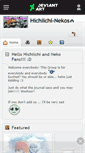Mobile Screenshot of hichiichi-nekos.deviantart.com