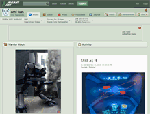 Tablet Screenshot of omi-kun.deviantart.com