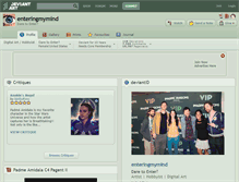 Tablet Screenshot of enteringmymind.deviantart.com
