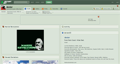 Desktop Screenshot of dexter.deviantart.com