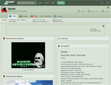 Tablet Screenshot of dexter.deviantart.com