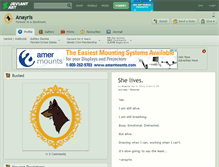 Tablet Screenshot of anayris.deviantart.com