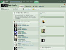 Tablet Screenshot of goth-for-all.deviantart.com