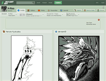 Tablet Screenshot of n-roo.deviantart.com