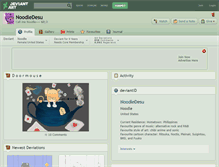 Tablet Screenshot of noodledesu.deviantart.com