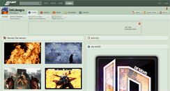 Desktop Screenshot of dmcdesigns.deviantart.com