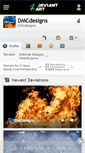 Mobile Screenshot of dmcdesigns.deviantart.com