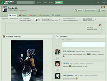 Tablet Screenshot of fusobotic.deviantart.com