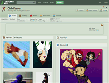 Tablet Screenshot of chibidarren.deviantart.com