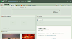 Desktop Screenshot of feoremar.deviantart.com