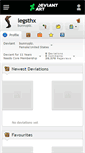 Mobile Screenshot of legsthx.deviantart.com