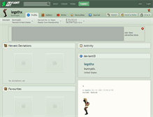 Tablet Screenshot of legsthx.deviantart.com