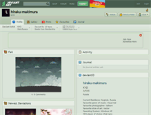 Tablet Screenshot of hiraku-makimura.deviantart.com
