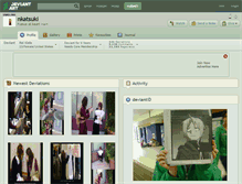 Tablet Screenshot of nkatsuki.deviantart.com