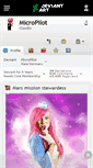 Mobile Screenshot of micropilot.deviantart.com
