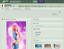 Tablet Screenshot of micropilot.deviantart.com