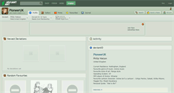 Desktop Screenshot of pioneeruk.deviantart.com