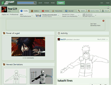 Tablet Screenshot of fear229.deviantart.com