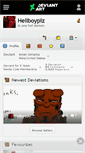 Mobile Screenshot of hellboyplz.deviantart.com