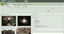 Desktop Screenshot of gandora.deviantart.com