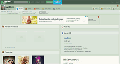 Desktop Screenshot of andilyn.deviantart.com
