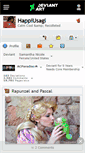 Mobile Screenshot of happiusagi.deviantart.com